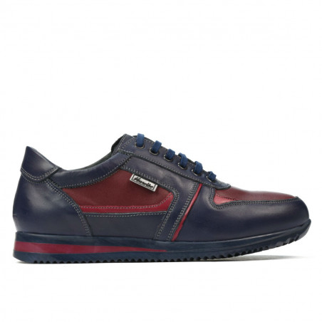 Pantofi sport adolescenti 377 indigo+bordo