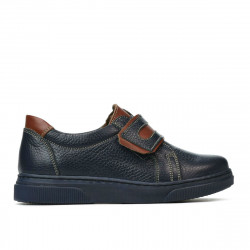 Pantofi copii 2004 indigo+maro