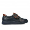 Pantofi copii 2004 indigo+maro