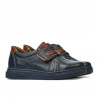 Pantofi copii 2004 indigo+maro