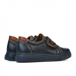 Pantofi copii 2004 indigo+maro