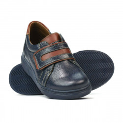 Pantofi copii 2004 indigo+maro