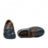 Pantofi copii 2004 indigo+maro