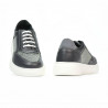 Pantofi casual/sport  barbati 906-1 gri combinat