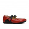 Pantofi copii mici 68c lac rosu combinat