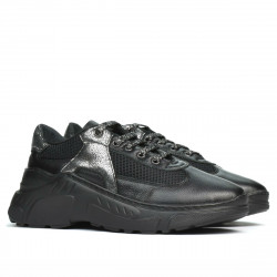 Pantofi sport dama 6015 negru combinat