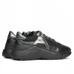 Pantofi sport dama 6015 negru combinat