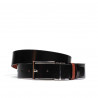 Curea barbati 36b negru+maro presat (bicolor)