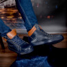Ghete barbati 4103 indigo+maro