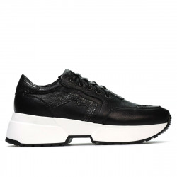 Pantofi sport dama 6019 negru combinat