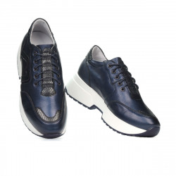 Női sportcipő 6019 gyöngyházfényű indigó kombinált