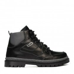 Gyerek bakancs 3017 fekete+szürke