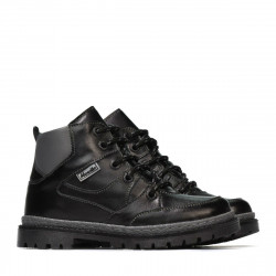 Gyerek bakancs 3017 fekete+szürke