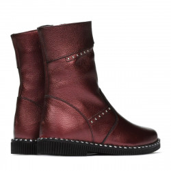 Cizme copii 3019 bordo sidef