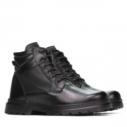 Ghete barbati 4119 negru combinat