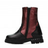 Ghete copii mici 103c negru+bordo