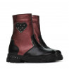 Ghete copii mici 103c negru+bordo