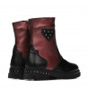Ghete copii mici 103c negru+bordo