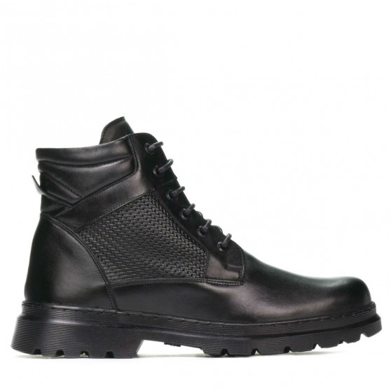 Ghete barbati 4119 negru combinat