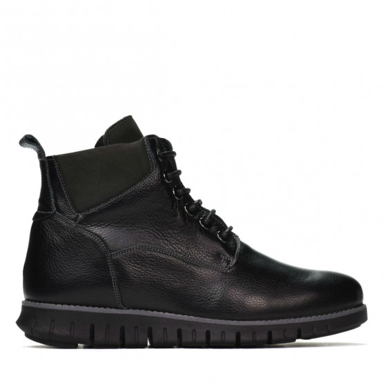 Ghete barbati 4108 negru+gri Ghete barbati 4108 negru+gri