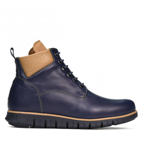Ghete barbati 4108 indigo+maro Ghete barbati 4108 indigo+maro