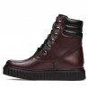 Ghete dama 3343 bordo combinat