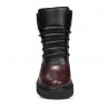Ghete dama 3343 bordo combinat