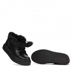 Női bakancs 3344 fekete