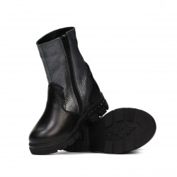 Kisgyerek bakancs 103c fekete+antracit