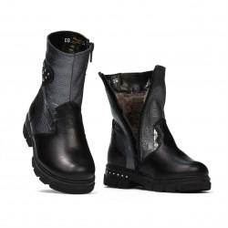 Kisgyerek bakancs 103c fekete+antracit