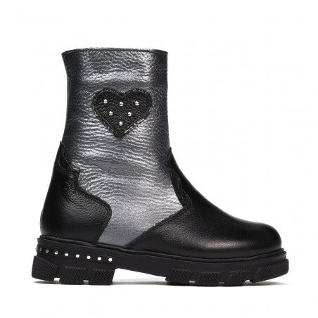 Kisgyerek bakancs 103c fekete+antracit