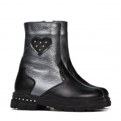 Kisgyerek bakancs 103c fekete+antracit