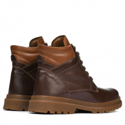Férfi bakancs 4119 kávé kombinált