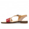 Sandale dama 5070 rosu+pudra