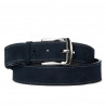Curea unisex 01bc albastru velur