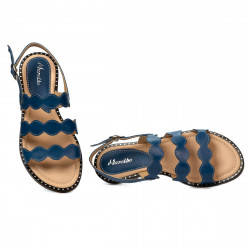 Sandale dama 5069 albastru electric