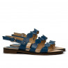 Sandale dama 5069 albastru electric