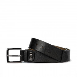Curea barbati 41b negru presat