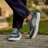 Pantofi casual/sport  barbati 906 gri combinat lifestyle