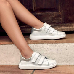 Pantofi sport dama 6008sc alb combinat