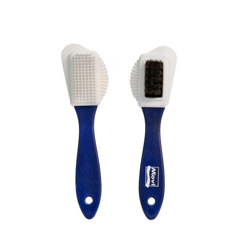 Perie + radiera 61a albastru+alb