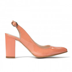 Női szandál 1281 lakkszalmon