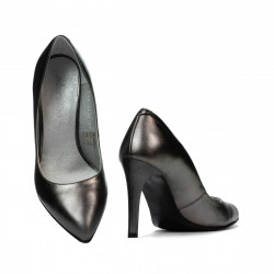 Pantofi eleganti dama 1276 argintiu sidef