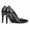 Pantofi eleganti dama 1276 argintiu sidef