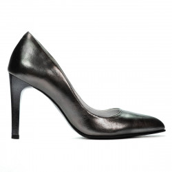 Pantofi eleganti dama 1276 argintiu sidef