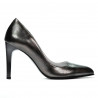 Pantofi eleganti dama 1276 argintiu sidef