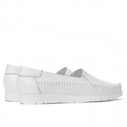 Mocasini dama 6023 alb