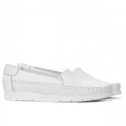 Mocasini dama 6023 alb