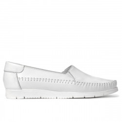 Mocasini dama 6023 alb