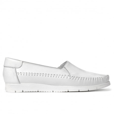 Mocasini dama 6023 alb